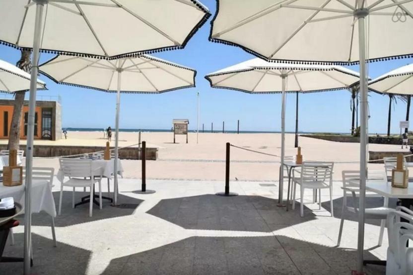 Beach Valencia Luxury A40-35 Apartment With Terrace And Sea Views Kültér fotó